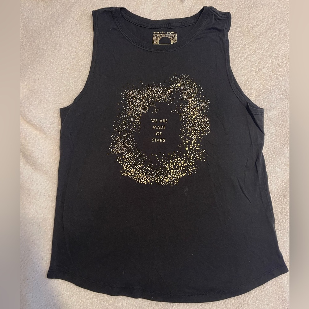 Spiritual Gangster Made of Stars Muscle Tank Size XS color Vintage Black